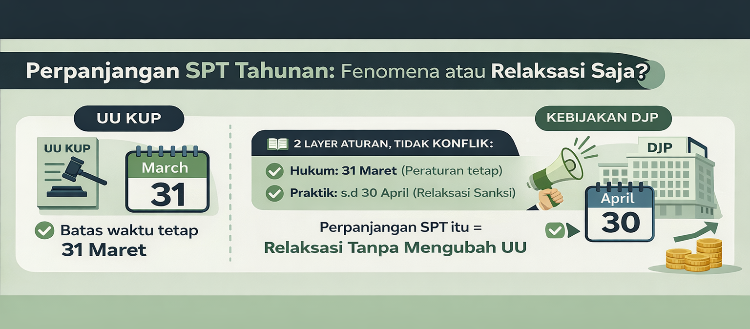 Batas SPT Tetap 31 Maret, Jadi Kenapa Bisa Sampai 30 April?
